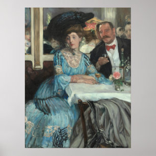 Poster Glackens' Chez Mouquin