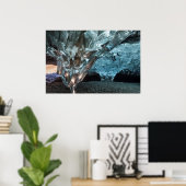 Poster Glaçon dans une grotte de glace (Bureau à domicile)