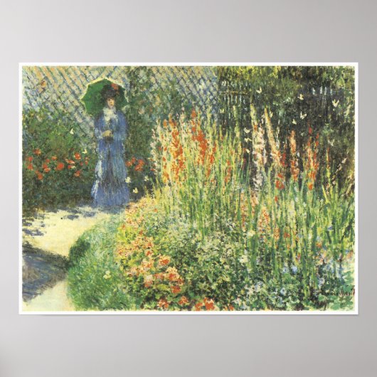Poster Gladioli, 1876, Claude Monet (Devant)