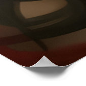 Poster Glam Asiatique Indien Belle femme Gemmes exotiques (Coin)