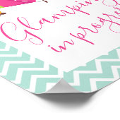 Poster Glam Camp Spa Makeover Anniversaire (Coin)