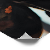 Poster Glam mode luxe ongles d'été art photo (Coin)