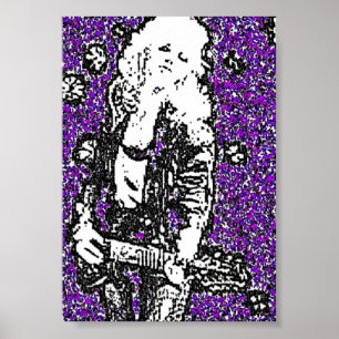 Poster Glam Rock des années 80