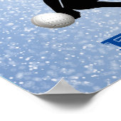 Poster Glam volleyball (Coin)