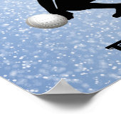 Poster Glam volleyball (Coin)