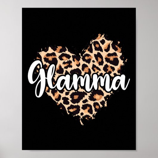 Poster Glamma Leopard (Devant)