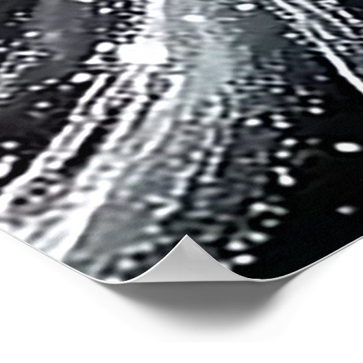 Poster Glamorous Sparkle Lady in Red Hat (Coin)