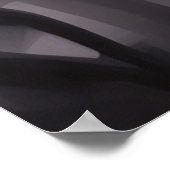 Poster Glamoureuze Mode Model Black Bow (Hoek)