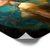 Poster Glamourous Fairy Woman Imaginaire Art (Coin)