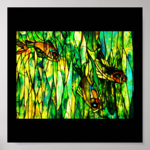 Poster-Glas in lood-Tiffany 11 Poster