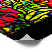 Poster-Glas in lood-Tiffany 28 Poster (Hoek)