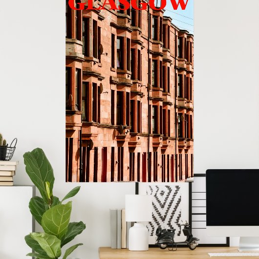 Poster glasgow (Bureau à domicile)