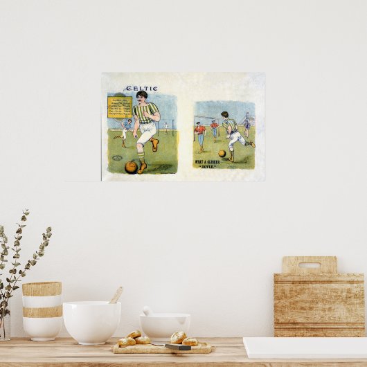 Poster Glasgow Celtic FC, 1894 (Cuisine)