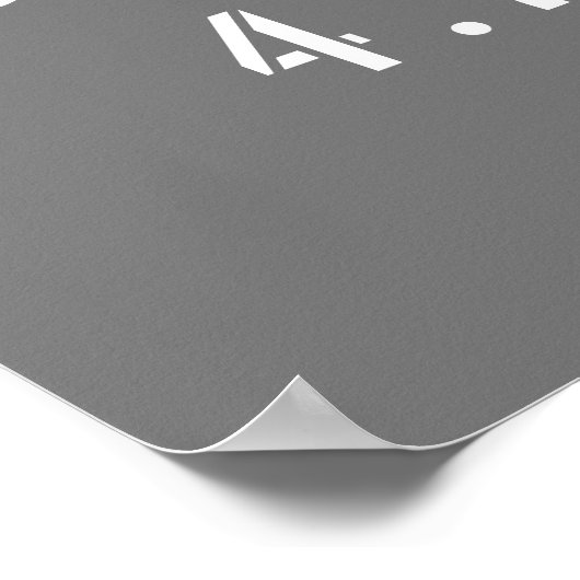 Poster Glasgow Écosse Latitude & Longitude (Coin)