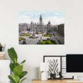 Poster Glasgow George Carré (Bureau à domicile)