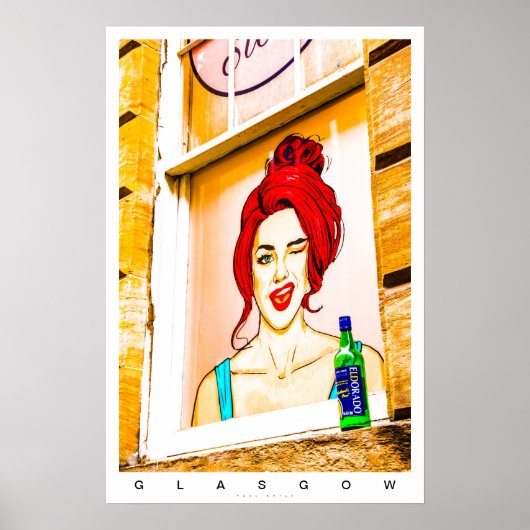 Poster Glasgow Lane (Devant)