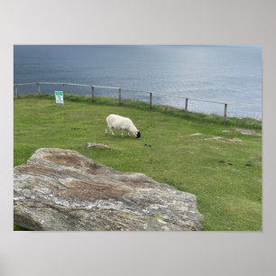 Poster Gleann Cholm Cille comté de Donegal Irlande Europe