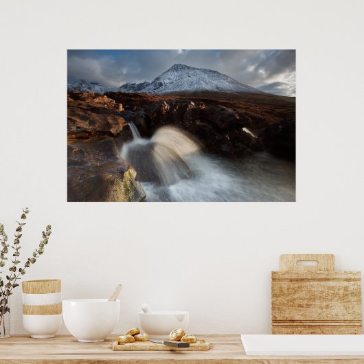 Poster Glen Brittle. Piscine Fée. (Cuisine)