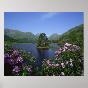 Poster Glen Etive, Highlands, Écosse