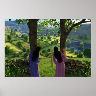 Poster Glen of the Twins Print