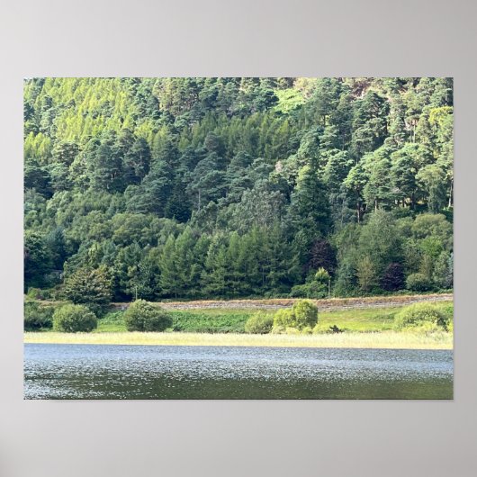 Poster Glendalaugh Lakes Comté Wicklow Irlande Eur (Devant)
