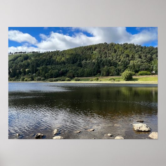 Poster Glendalaugh Lakes Comté Wicklow Irlande Europe (Devant)