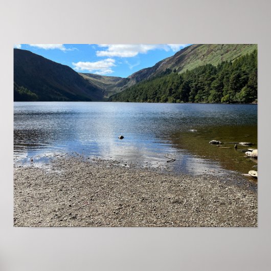 Poster Glendalaugh Lakes Comté Wicklow Irlande Europe (Devant)