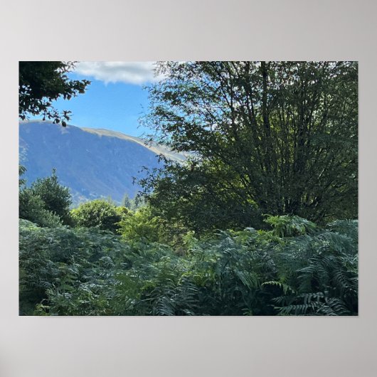 Poster Glendalaugh Lakes Comté Wicklow Irlande Europe (Devant)