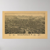 Poster Glens Falls NY 1884 (Devant)