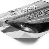 Poster Glissage vintage - Gaz (Coin)