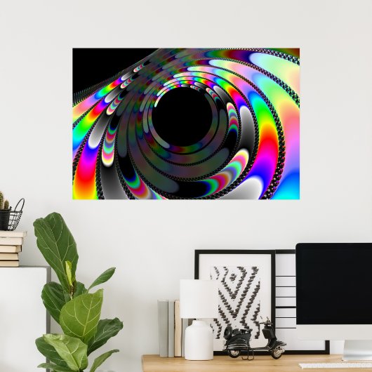 Poster Glisser (Bureau à domicile)