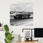 Poster Glisser Mopar vintage - Cuda - Pauvre garçon (Bureau à domicile)