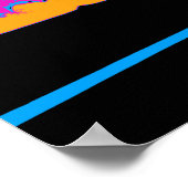 Poster Glisser-Racing Burn-Out - Glisser-racing Cars (Coin)