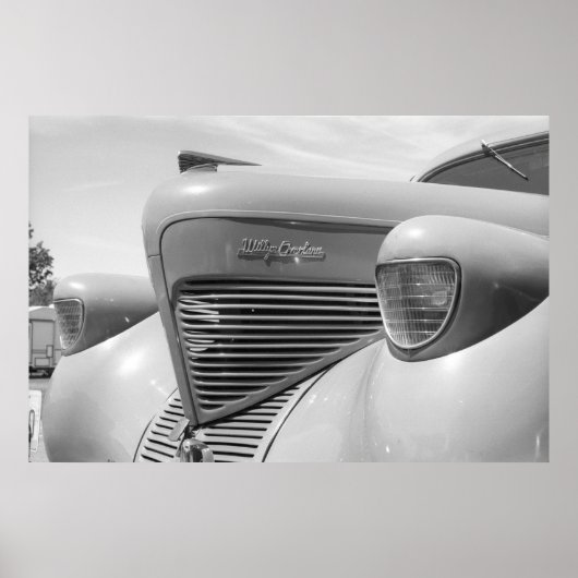 Poster Glisser vintage - 1939 Willys (Devant)