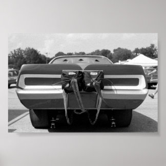 Poster Glisser vintage - Chargeur amusant