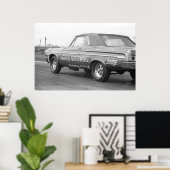 Poster Glisser vintage - Performance maximale Dodge 1964 (Bureau à domicile)