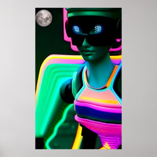 Poster Glisseur Astral
