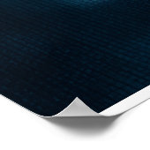 Poster Glitch Cyberpunk Face Neon Distortion Portrait (Coin)