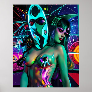 Poster Glitch Dream-Streaming the Old Gods