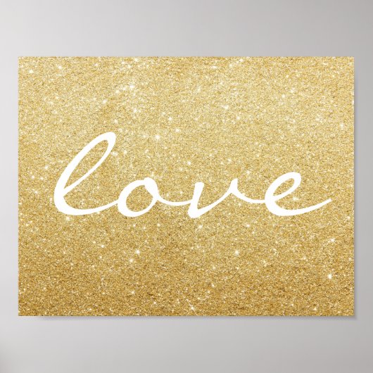 Poster - Glitter-liefde (Voorkant)