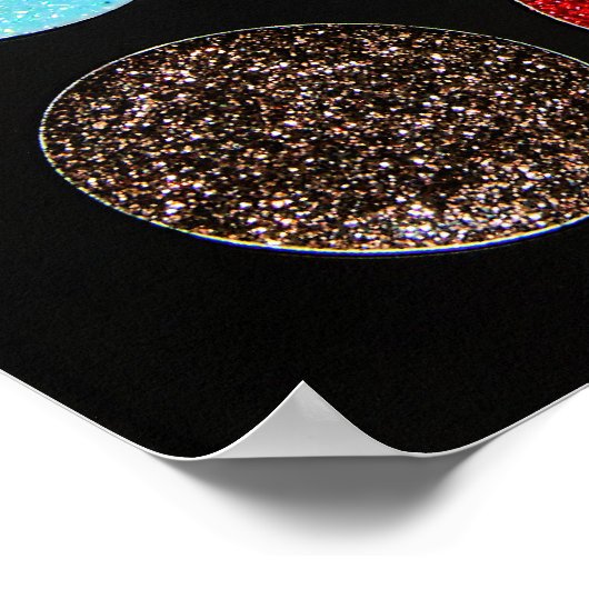 Poster Glitter Makeup Palette (Hoek)