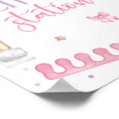 Poster Glitter Station Mani-Pedi Party Manicure Pedicure (Coin)