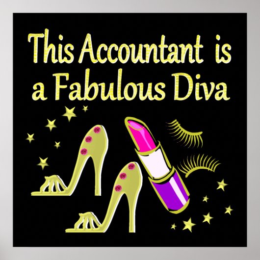 POSTER GLITZY GOLD COMPTANT DESIGN (Devant)