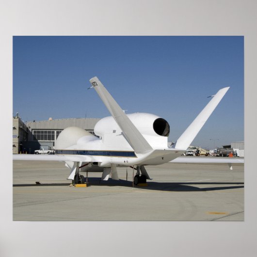 Poster Global Hawk avion sans pilote 2 (Devant)