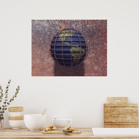 Poster Globe (Cuisine)