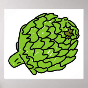 Poster Globe Artichoke