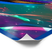 Poster Globe de l'Iridescente spatiale (Coin)