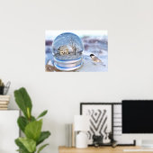 Poster Globe de neige (Bureau à domicile)