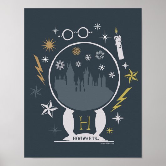 Poster Globe de neige HOGWARTS™ (Devant)