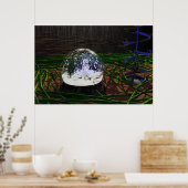 Poster Globe des neiges (Cuisine)
